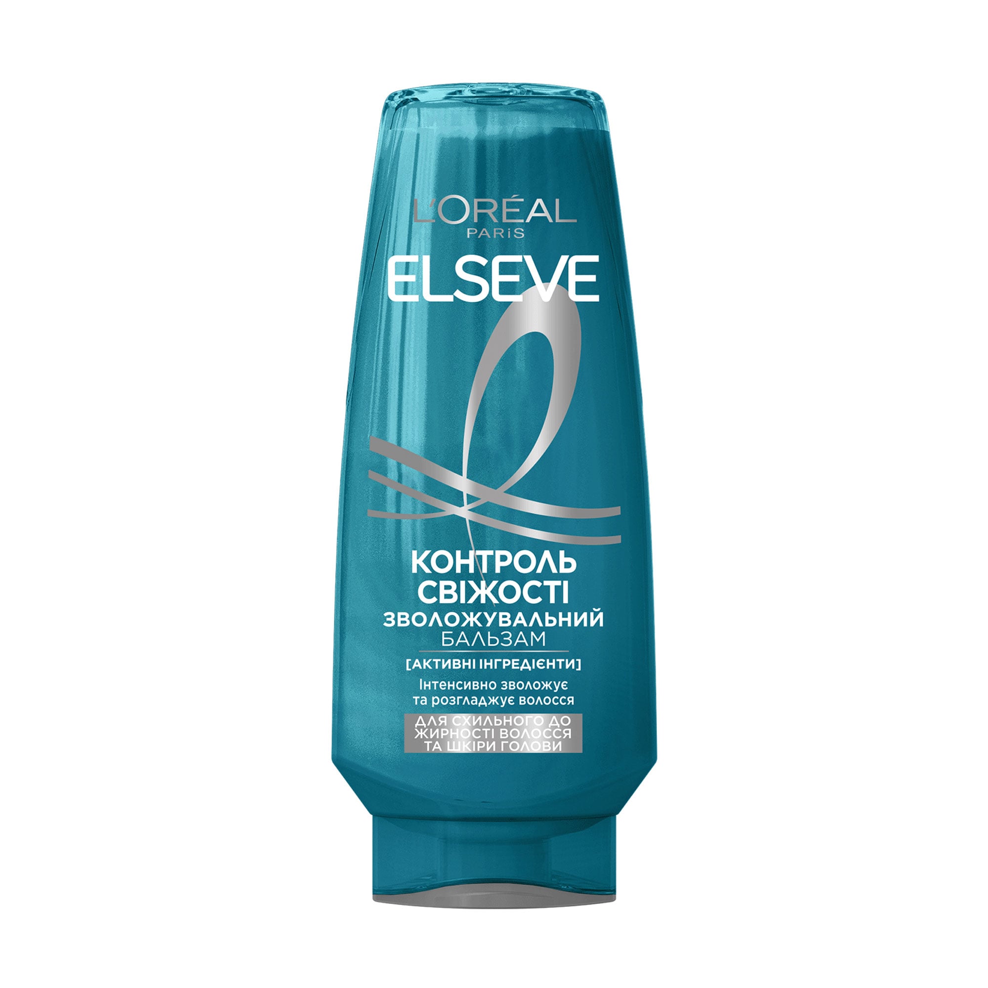 Зволожувальний бальзам L'Oreal Paris Elseve Контроль Свіжості, для схильного до жирності волосся та шкіри голови, 200 мл